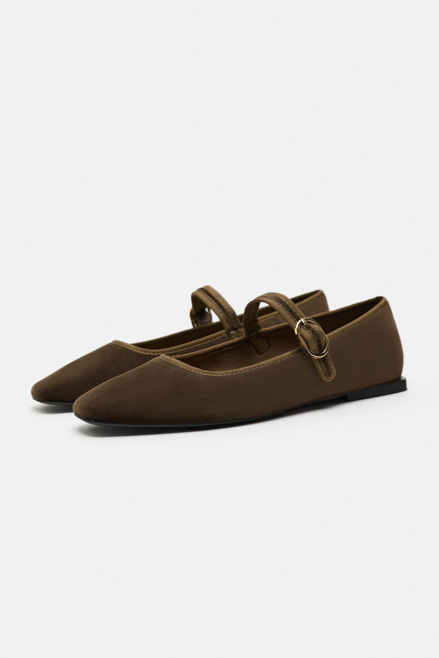 Academia Noir Brown flats