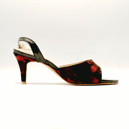 ANM Print Heel maroon