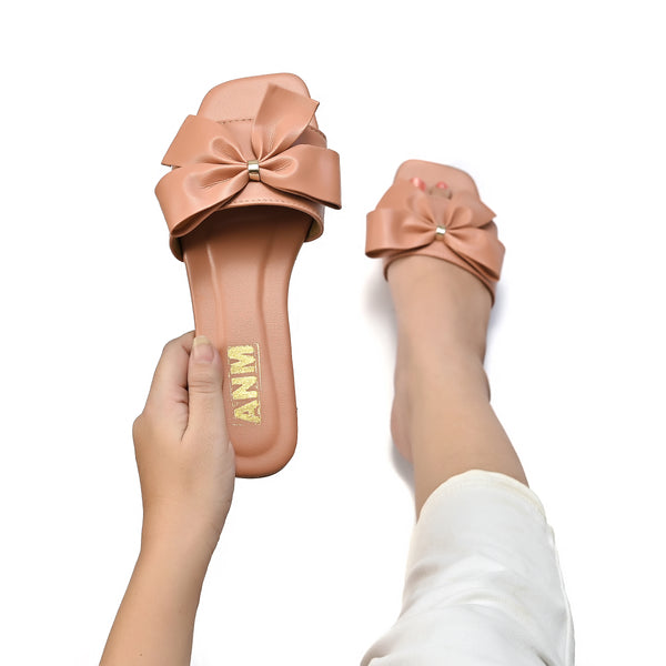Boo-Tie Slippers (Pink)