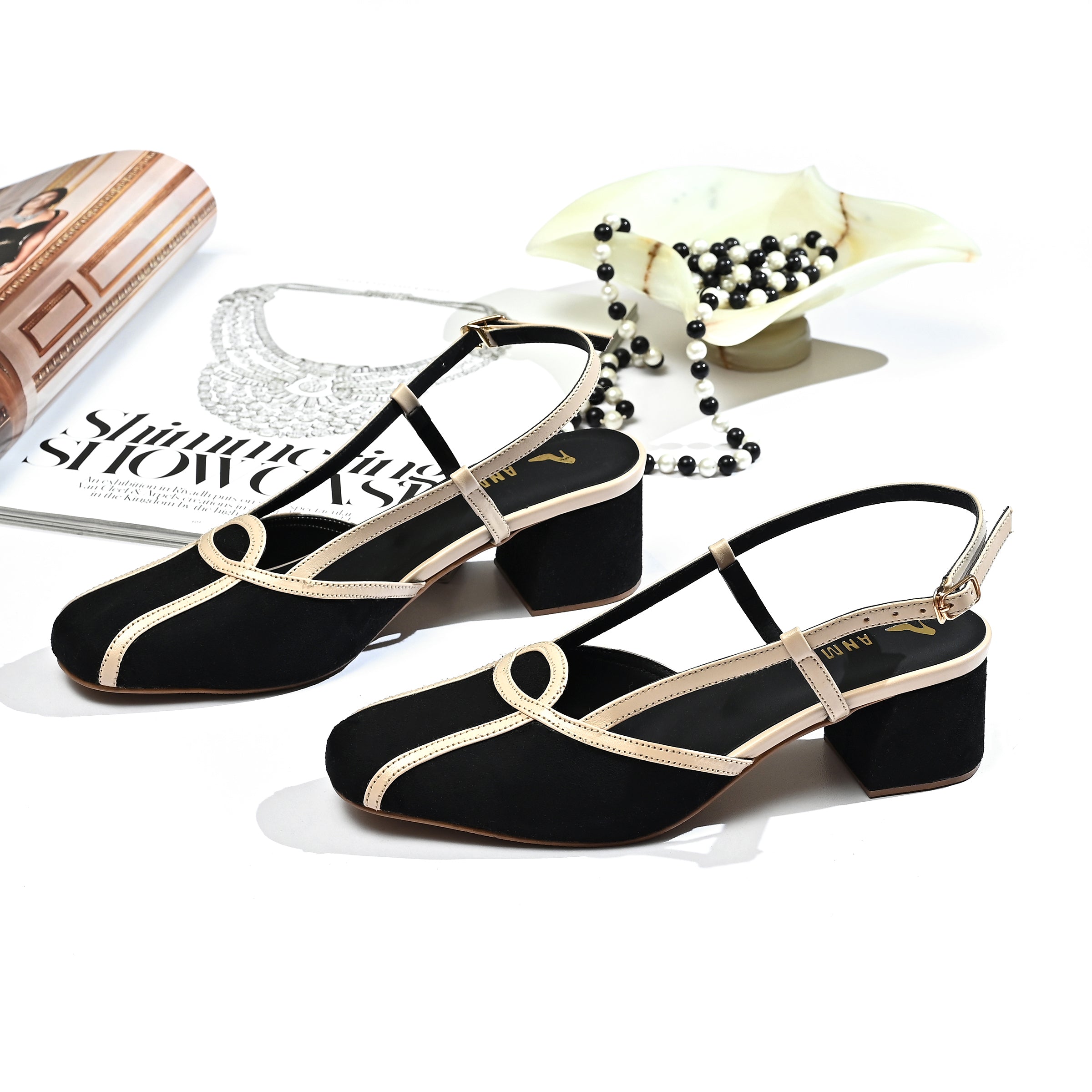 ANM Dress Heels (Black)