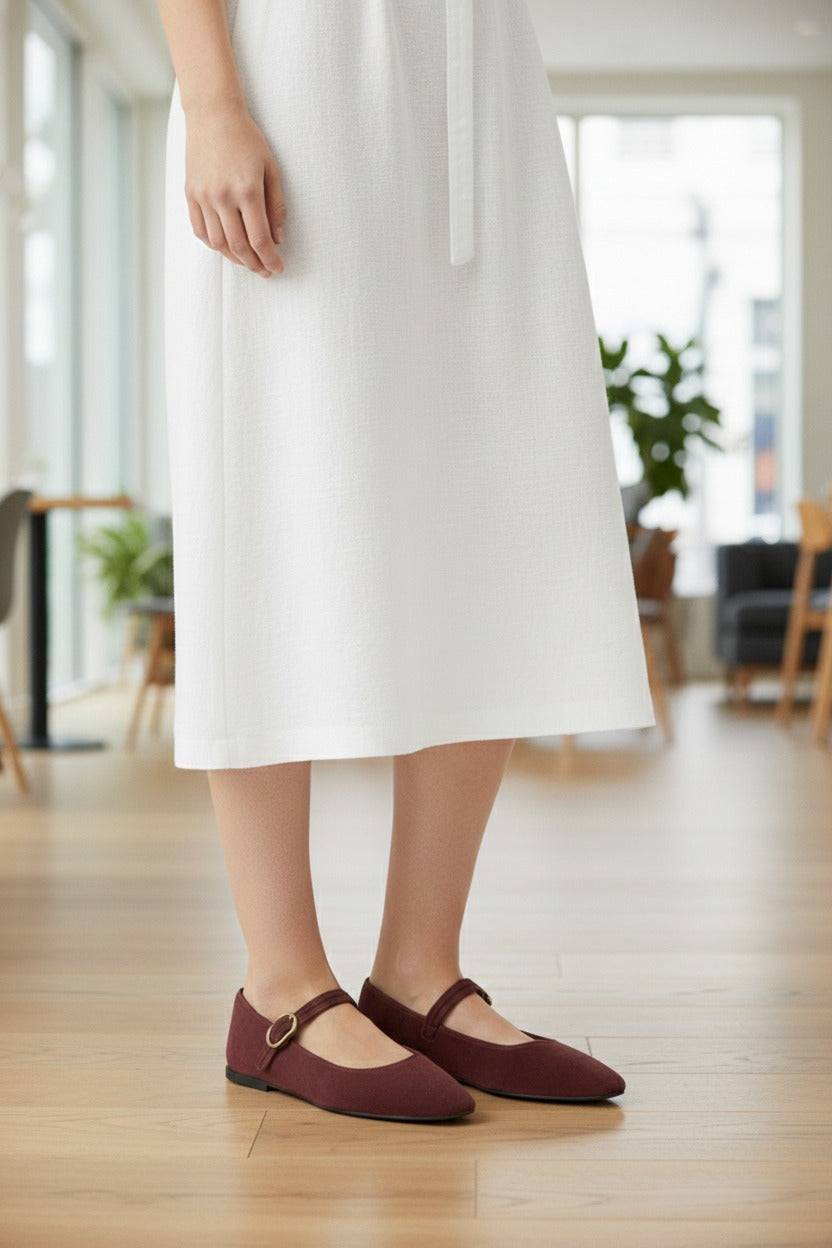 Academia Noir Brown flats