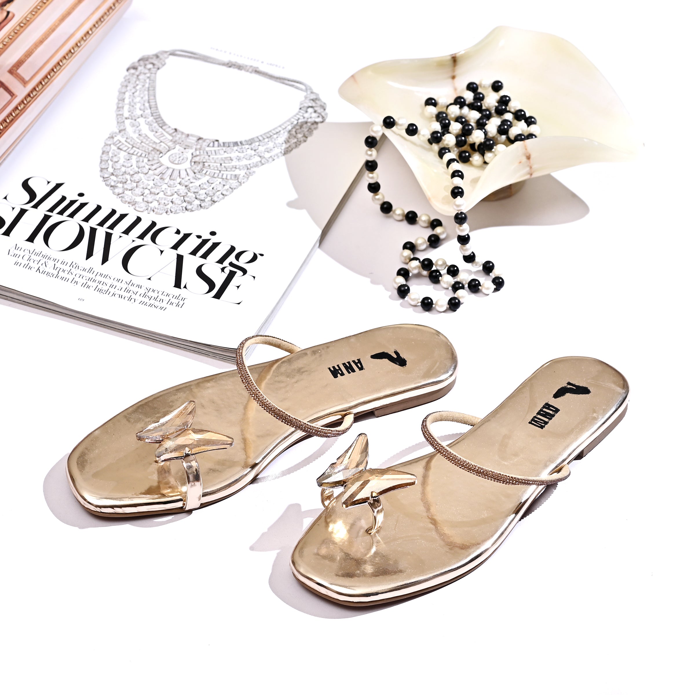 Butterfly Flat Slippers for Girls