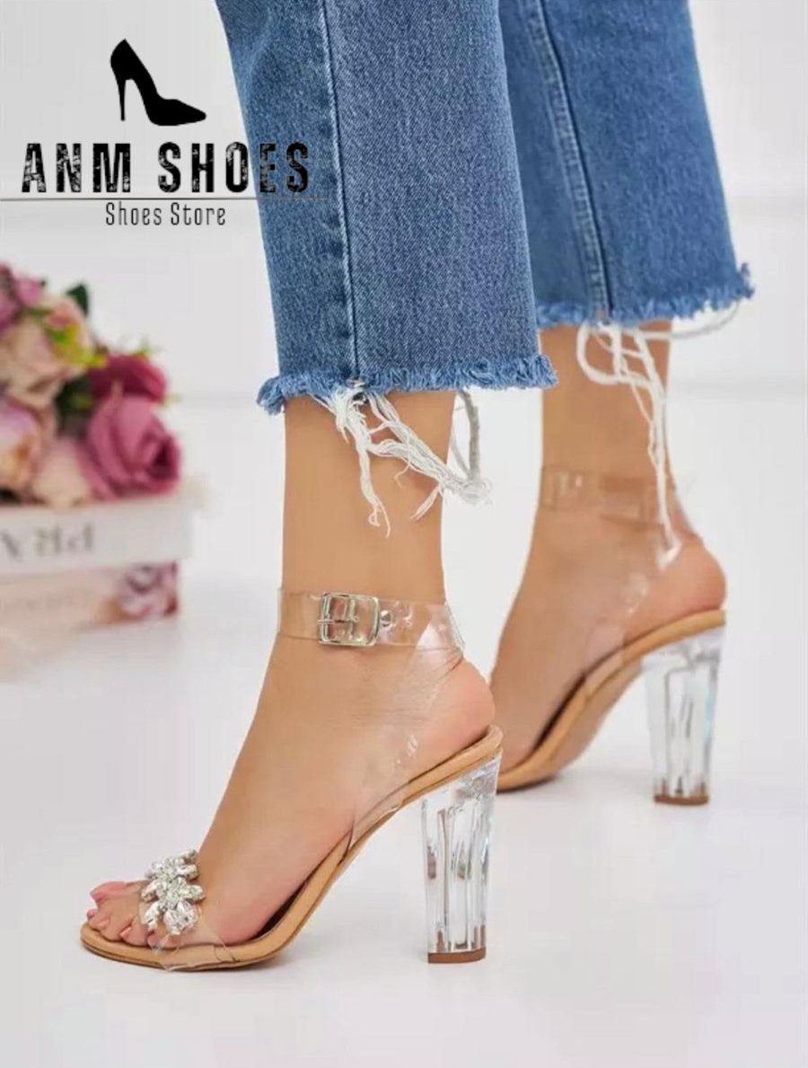 Gem-Stone Heels (Mustard)