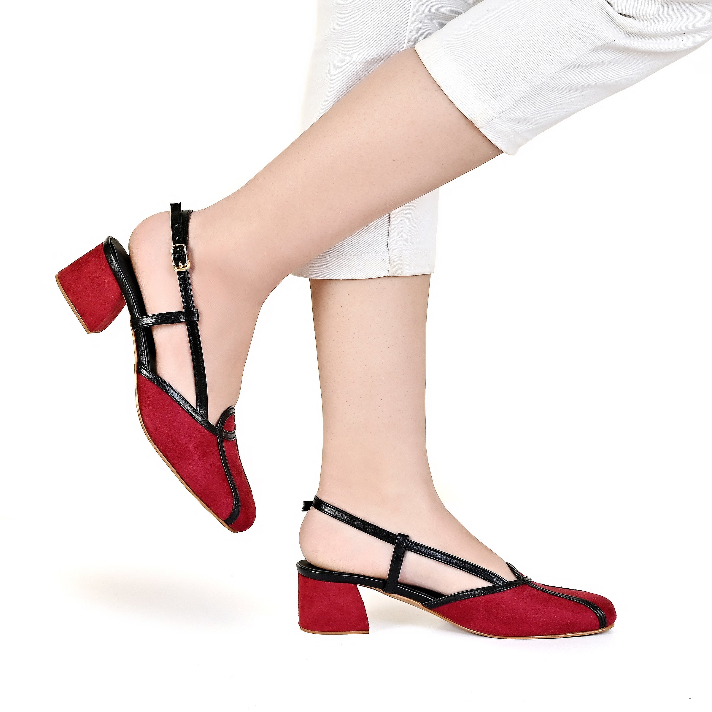 ANM Dress Heels (Maroon)