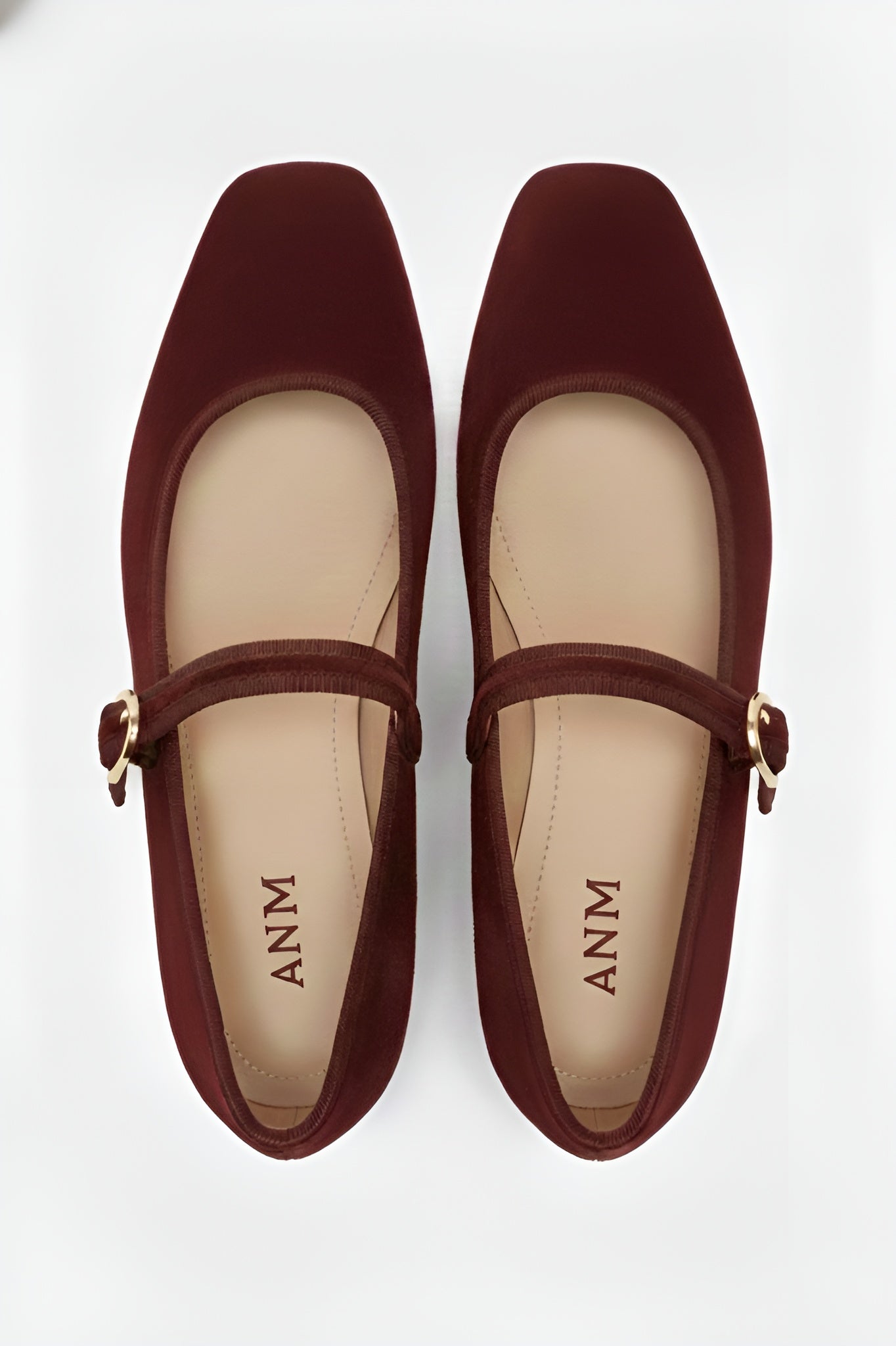 Academia Noir Maroon flats